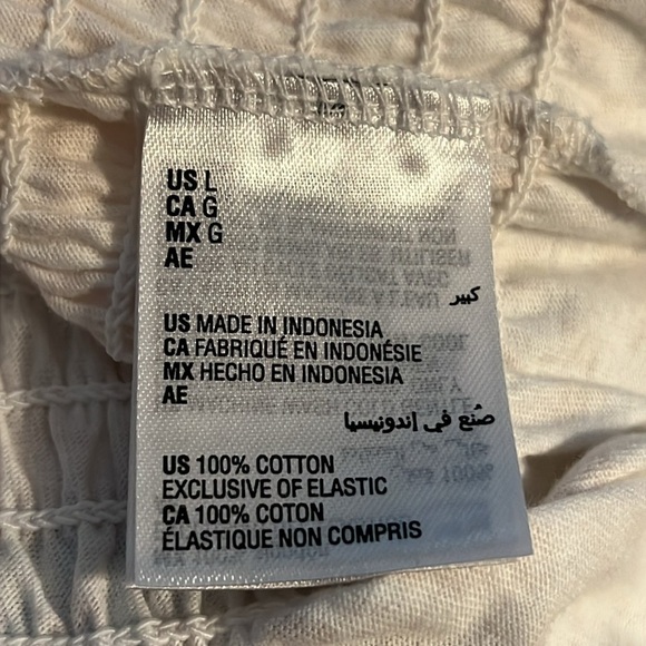 INC International Concepts Cotton animal Print Smock-Waist Top Sz L new - Picture 11 of 11